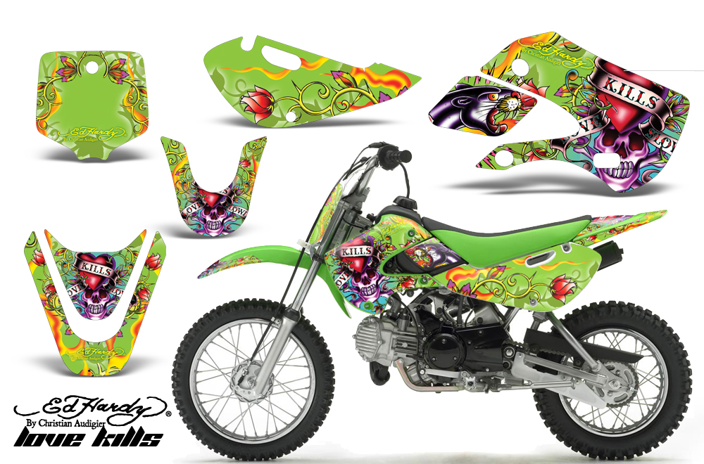 Kawasaki KLX 110 KX 65 00-09 NP Graphic Kit EHLK G